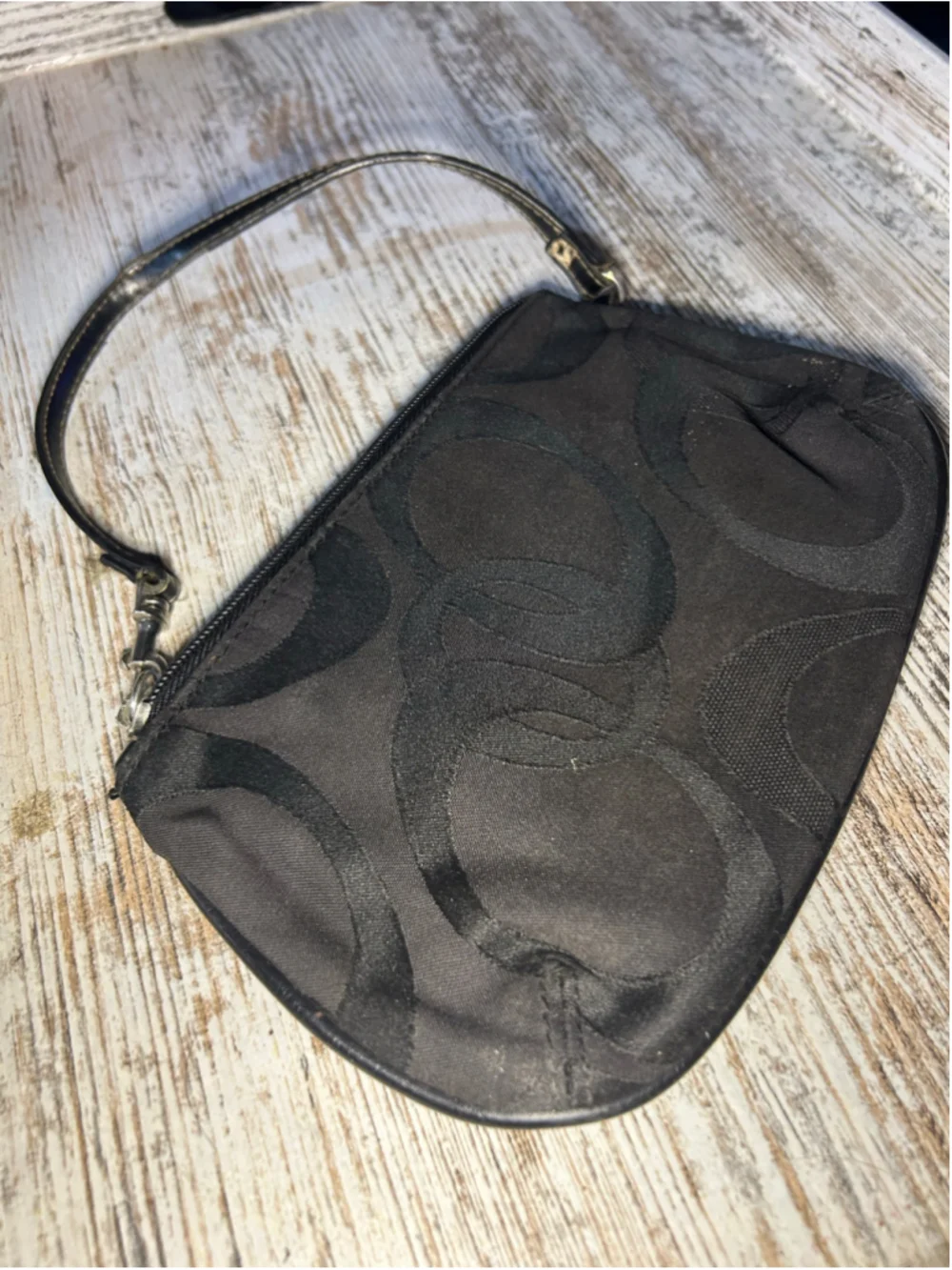 Women's Black Wristlet Clutch One Size